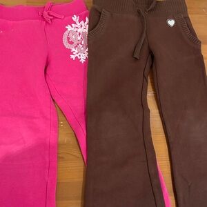 Old Navy Pink and Brown Girls' Jogger Pants